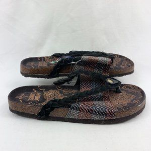 Muk Luks Women's Paisley Elaine Terra Turf Sandals